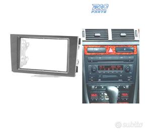 CORNICE NERA RADIO 2-DIN PER AUDI A6 E ALLROAD