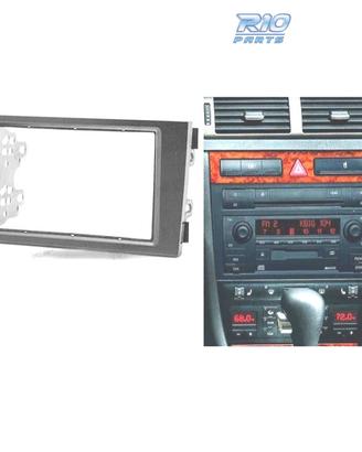 CORNICE NERA RADIO 2-DIN PER AUDI A6 E ALLROAD