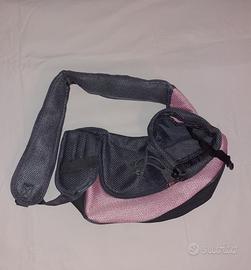 Marsupio rosa  per gattini o cuccioli