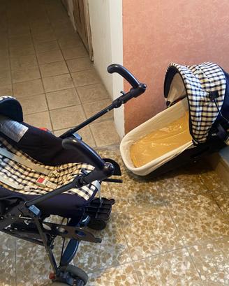 Trio Chicco passeggino con borsa nuova