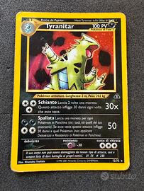 Pokemon tyranitar holo neo discovery