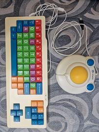 Kit Tastiera BigKeys LX + Mouse Trackball BIGtrack
