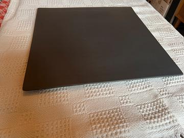 Centrotavola in ceramica moderno Antracite quadat