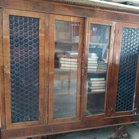 antiquariato antica credenza  fine 800 4 ante.