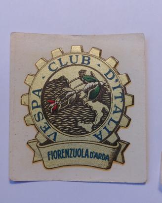 Vespa club decal decalcomania Fiorenzuola piaggio
