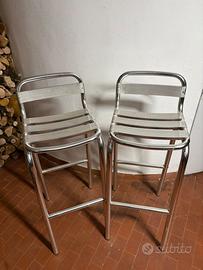 Sgabelli Vintage Acciaio Inox