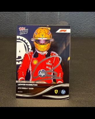 Card Lewis Hamilton 20isma stagione in F1