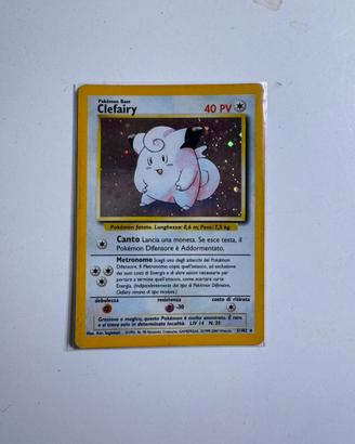 Clefairy Set Base Holo Ita