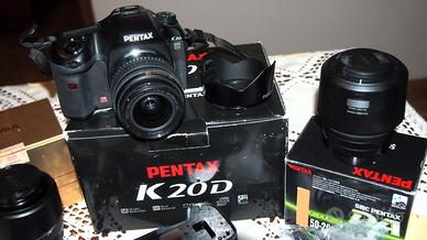 Pentax SRL  K20D Corredo Ottiche  Accessori