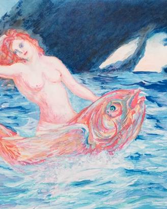 ALIGI SASSU: Incisione Acquaforte/tinta Pubblicata