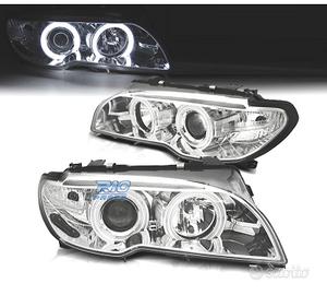 FARI BMW E46 COUPE 03-06 XENON OCCHI ANGEL CCFL FO