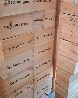 Cassette di legno del vino 