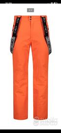Pantalone sci CMP arancio TG.52