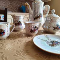 Servizio da caffè vintage in porcellana Bavaria an