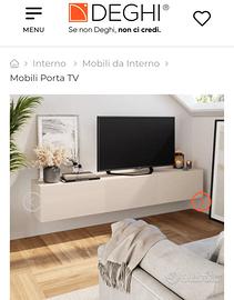 Mobile porta tv Deghi cashmere