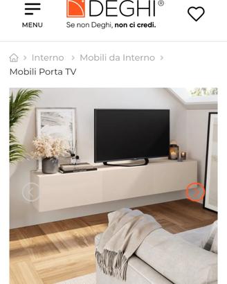 Mobile porta tv Deghi cashmere