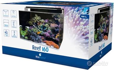 acquario marino panoramico 160 litri nuovo