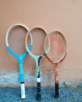 Racchette tennis vintage Anni 70