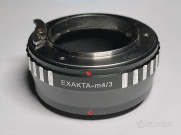 Adattatore per obiettivi Exakta su corpi micro 4/3