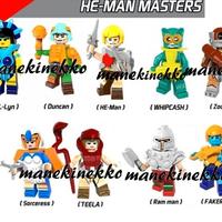 9 minifigure He-man Masters of Universe tipo Lego