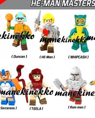 9 minifigure He-man Masters of Universe tipo Lego
