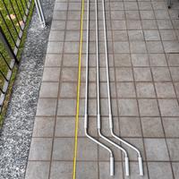 Set 3 Aste Argano per Tende da Sole Extra Lunghe