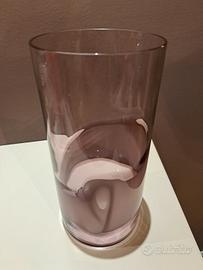 Vaso vetro Murano Giovanni Cenedese firmato 