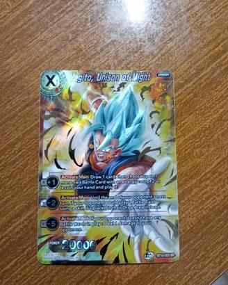 Carta Vegito, Unison of Might BT10-003 SR