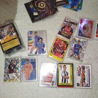 Varie carte calciatori, bustin sigilate calciatori