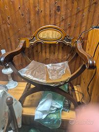sedia in legno modello registra vintage 