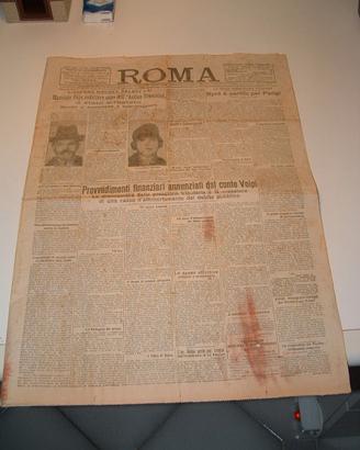 Giornale d'Epoca Il Mattino, Roma, del 1927
