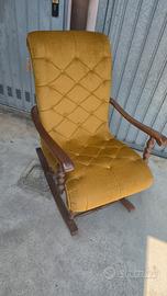 poltrona a dondolo vintage 