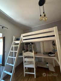 Letto a castello in legno