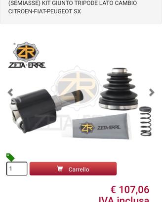 kit tripodi semiasse per furgone ducato/citroen/pe
