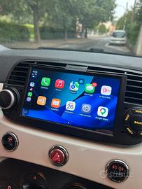 Autoradio CarPlay fiat 500