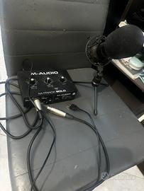 Scheda audio e microfono NUOVI