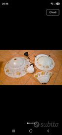 lampadario da cucina + plafoniera + aplique