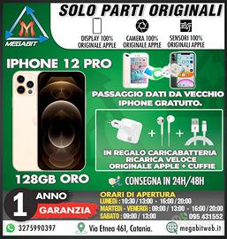 Iphone 12 pro 128gb oro - totalmente originale