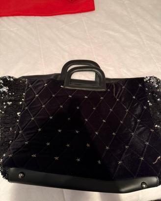 Borsa nuova con paillettes e stelline