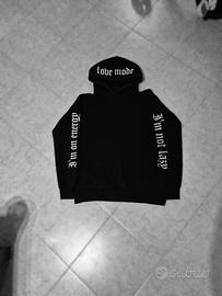 Felpa oversize nera, Stile Streetware 