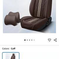 Coprisedili anteriore universale in pelle.