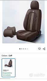 Coprisedili anteriore universale in pelle.