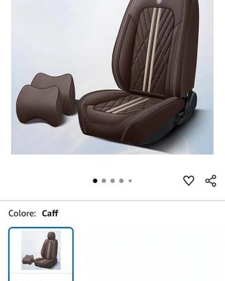 Coprisedili anteriore universale in pelle.
