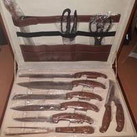 SET COLTELLI CUCINA NUOVI 24 pezzi