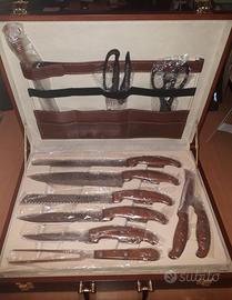 SET COLTELLI CUCINA NUOVI 24 pezzi