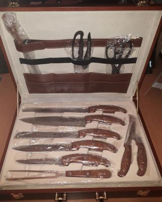 SET COLTELLI CUCINA NUOVI 24 pezzi