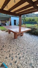 Tavolo in legno di grandi dimensioni (160x280)cm