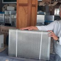 TEGLIE X PIZZA IN ALLUMINIO FORATO 60x80x2, NUOVE