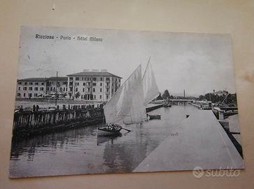 Cartolina 1938 Riccione per Abbazia (Fiume)