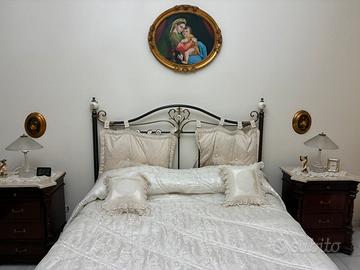 Letto matrimoniale in ferro battuto